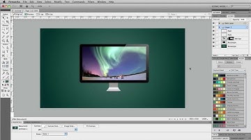 How to Design a Mac Inspired Monitor in Adobe Fireworks