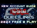 New account guide 2024 yugioh duel links