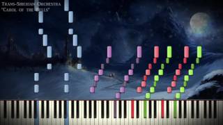[Synthesia Piano] Trans-Siberian Orchestra - "Carol of the Bells" - Duet