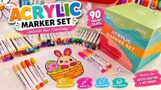 Ye Markers Next Level Hai! 😍 Best Acrylic Markers by Arrtx! 🔥