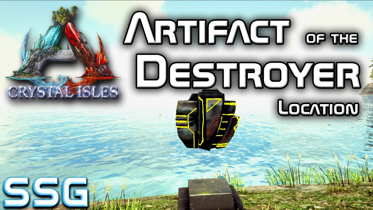 ARK Crystal Isles Artifact of the Destroyer Location YouTube