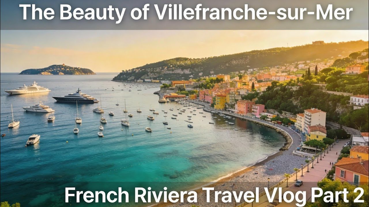 Красота Вильфранш-сюр-Мер, Франция | Видеоблог о путешествии по Французской Ривьере, часть 2