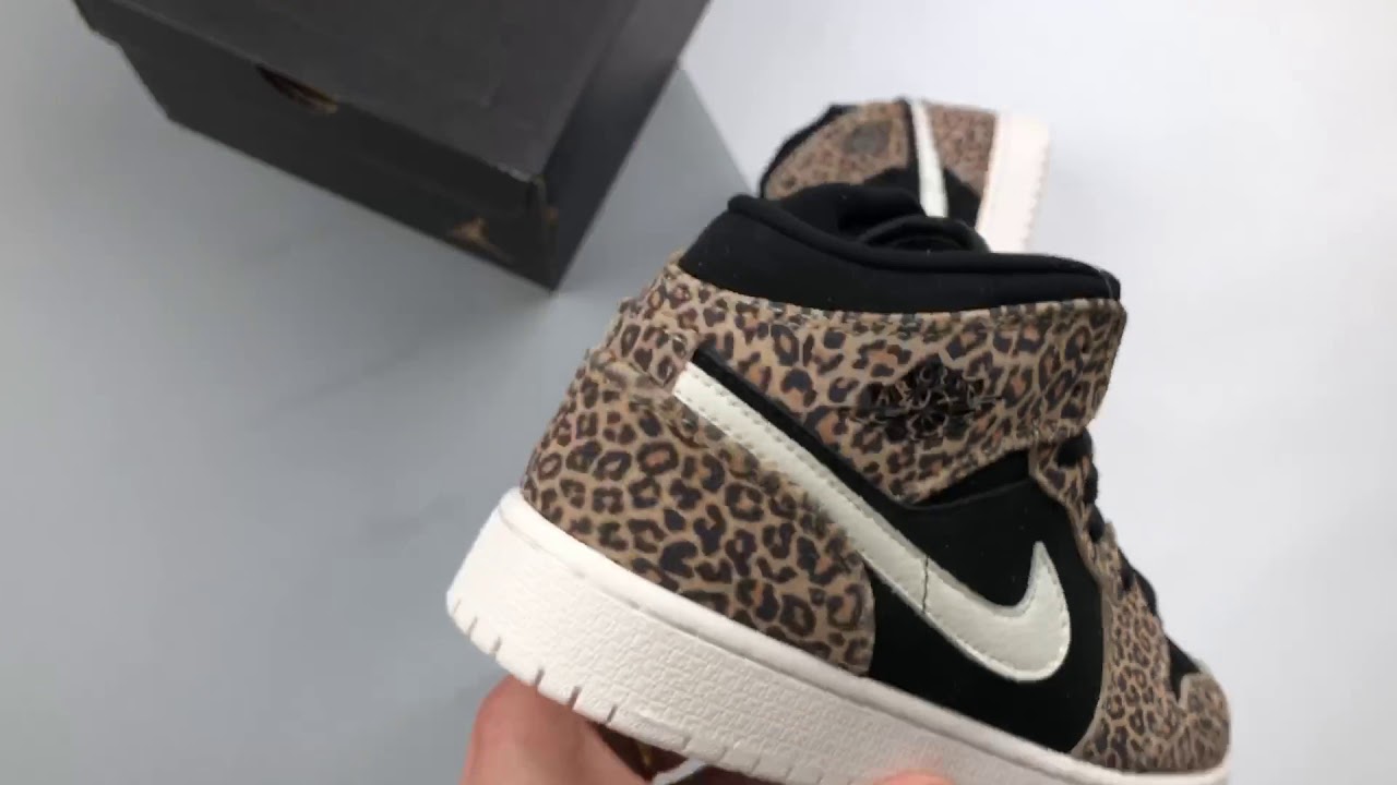 air jordan 1 leopard print