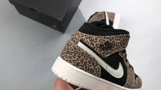 leopard print jordan 1