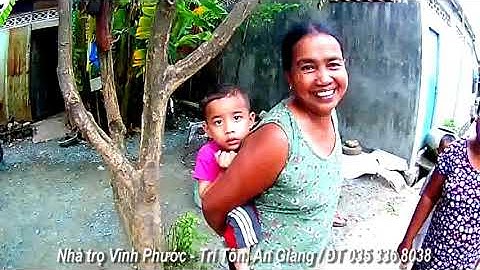 Tặng gạo từ thiện giữa mùa Covid-19cho 3 hộ nghèo ở Nam Qui, Châu Lăng, Tri Tôn, An Giang 18/05/2021