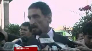 Millionaire fugitive John McAfee seeks asylum in Guatemala
