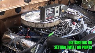 how to set your points distributor ignition dwell Episode 428 Autorestomod