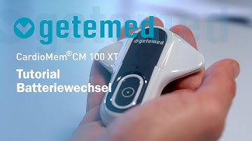 EKG Looprekorder CardioMem CM 100 XT - Tutorial Batteriewechsel 2/5 deutsch