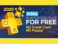 How to get FREE PS Plus (14 Days Free) without credit card and without Paypal (2020)