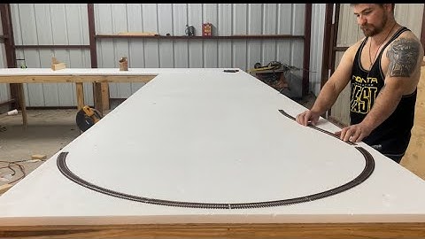 Preset radius is easier to work with rather than flex track!