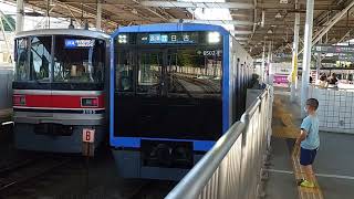 東京都交通局6500形6502F 東急目黒線各駅停車日吉行 多摩川駅発車