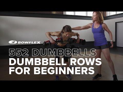 Bowflex® How-To | Dumbbell Row for Beginners