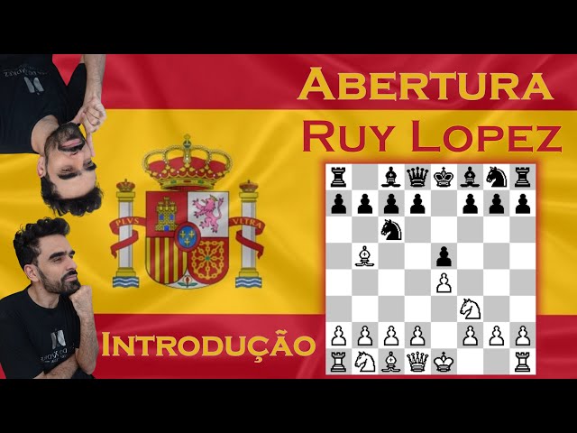 Espanhol Ruy Lopez Opening Na Xadrez Ilustração Stock - Ilustração de  companheiro, lopez: 32461263