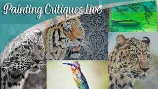 ⁣Viewer painting Critiques & Art Tips Livestream - Lachri