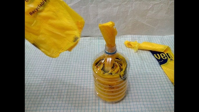 How to make a plastic bag dispenser - Como hacer un dispensador de bolsas  de plastico - PinCactuss 