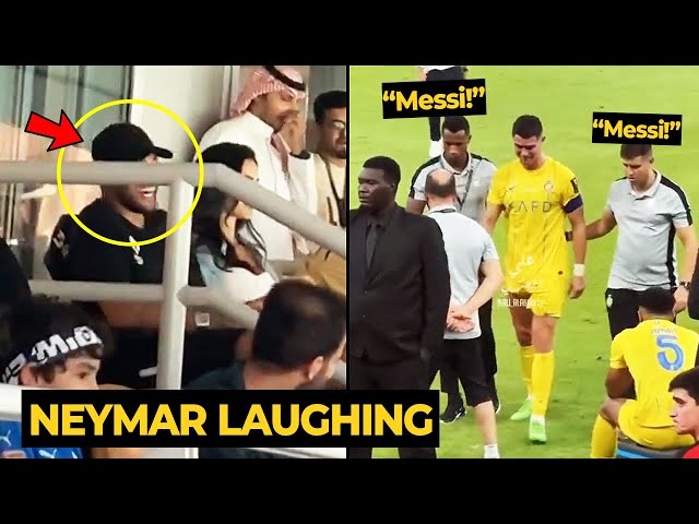 Neymar and Al Hilal fans chanting 'MESSI, MESSI' names to provoke Ronaldo today | Football News class=