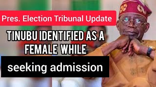 Tinubu identified as Female named Bola Adekunle Tinubu in Certified documents from Chicago Uni