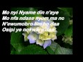 Ghanaian worship songs, lyrics