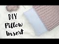 Sew or No Sew Tutorial | DIY Pillow Insert