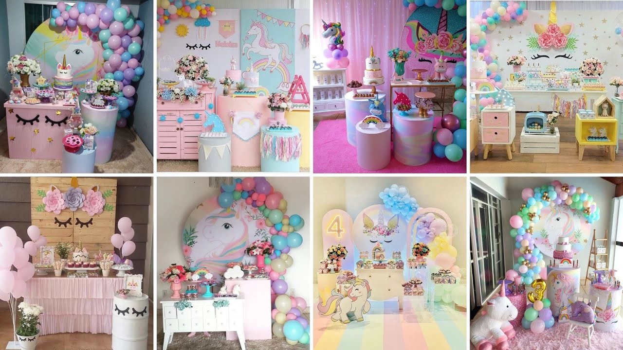Unicorn Party Decor 🦄 | From Simple to Elegant – Easy & Luxurious Ideas 