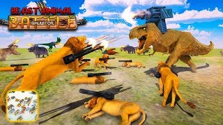Beast Animal Kingdom Battle: Defeat 3 Tyrannosaurus Rex - Android Gameplay screenshot 2