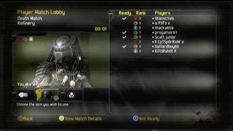 Aliens vs Predator Demo gameplay footage