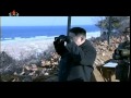 Kim jong un on the beach and north korean hovercrafts