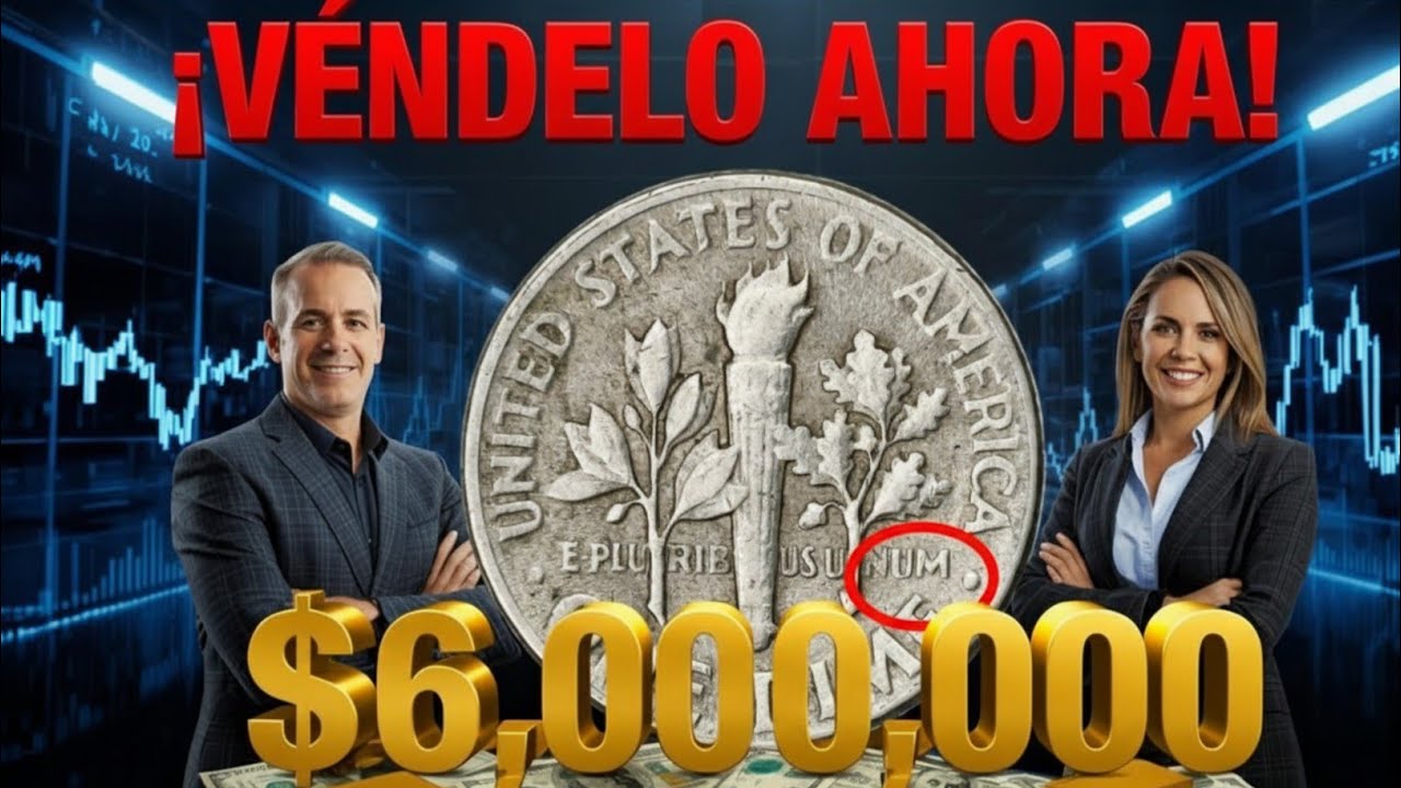 Estas 3 monedas de 10 centavos podrían valer una fortuna