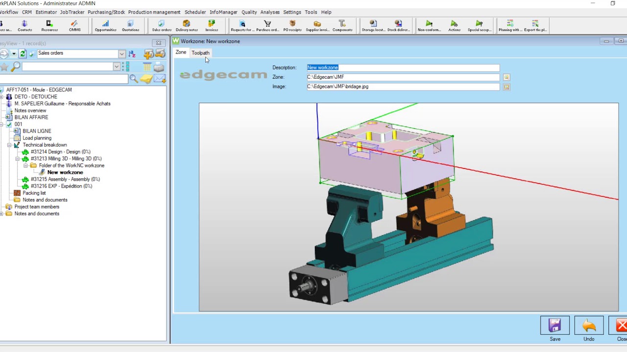 Basic Edgecam Notes Interface EDGECAM | WORKPLAN - YouTube