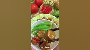 Cách nấu chuối xanh kho tiêu #nauan #food #monchay #foodshorts #haihuoc