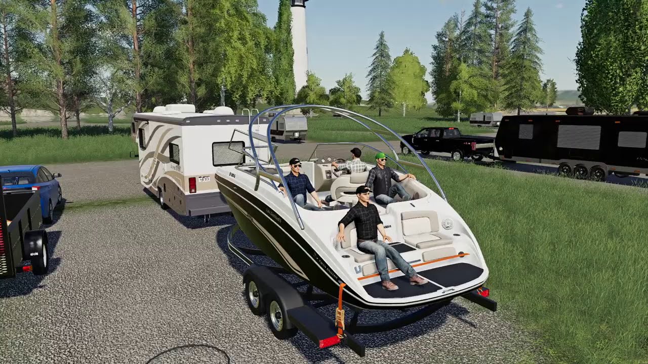 Boats Mods For Fs19 Buying Pontoon Boat New Utv Lake.