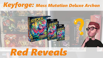Red Reveals | Keyforge | Mass Mutation Deluxe Archon Set