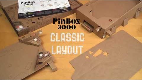 Classic Layout (How to Build It) - PinBox 3000 DIY Cardboard Pinball