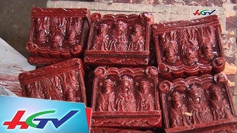 Độc đáo làng nghề làm tượng ông Táo