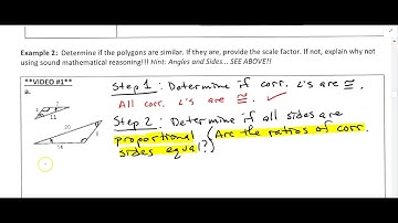 Chapter 11 Similarity - 11.1B Similar Polygons video #3