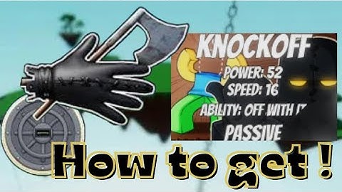 How to get KNOCKOFF + Showcase! | Getting the Code Breaker Badge