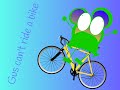 Gus cant ride a bike