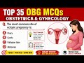 Top 35 OBG MCQs | Obstetrics & Gynecology MCQs for Nursing Exams 2026 | Most Important Questions