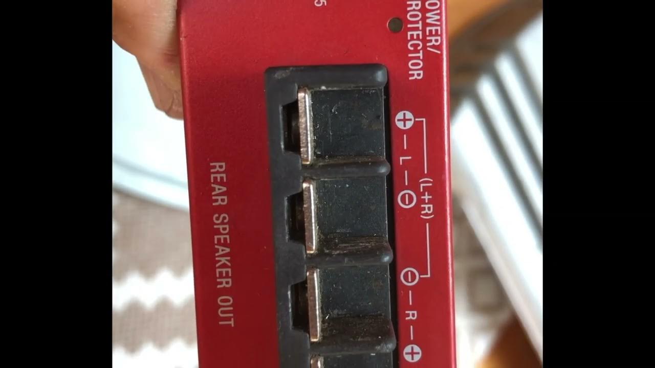 Car amplifier protection mode Sony Xplod 600w xm554zr YouTube