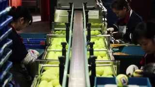 A visit to Odear Tennis manufacturer in China/ How tennis ball is made