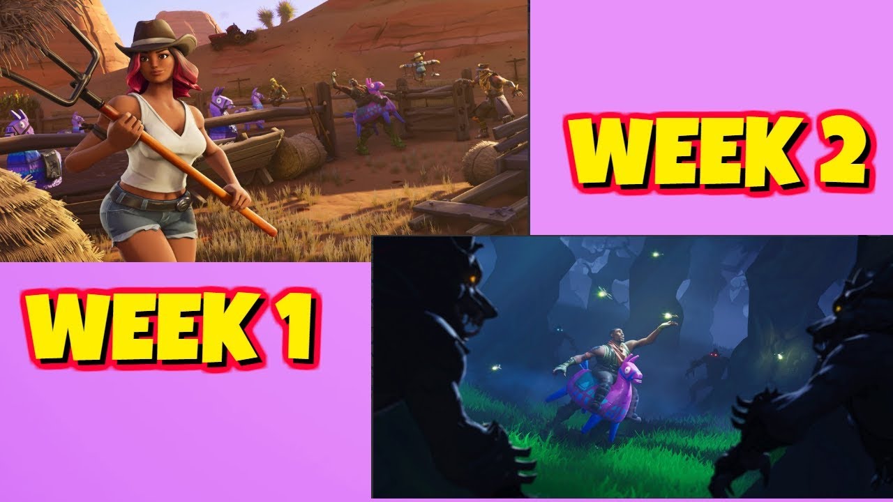 Fortnite week 1 free tier season 8