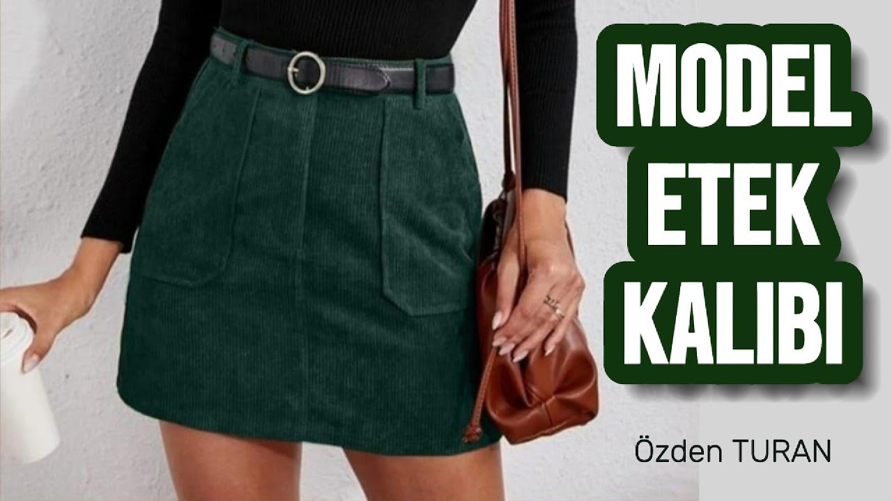 Etek Modeli Kalıbı Çıkarıyoruz - We Are Removing the Skirt Model Pattern