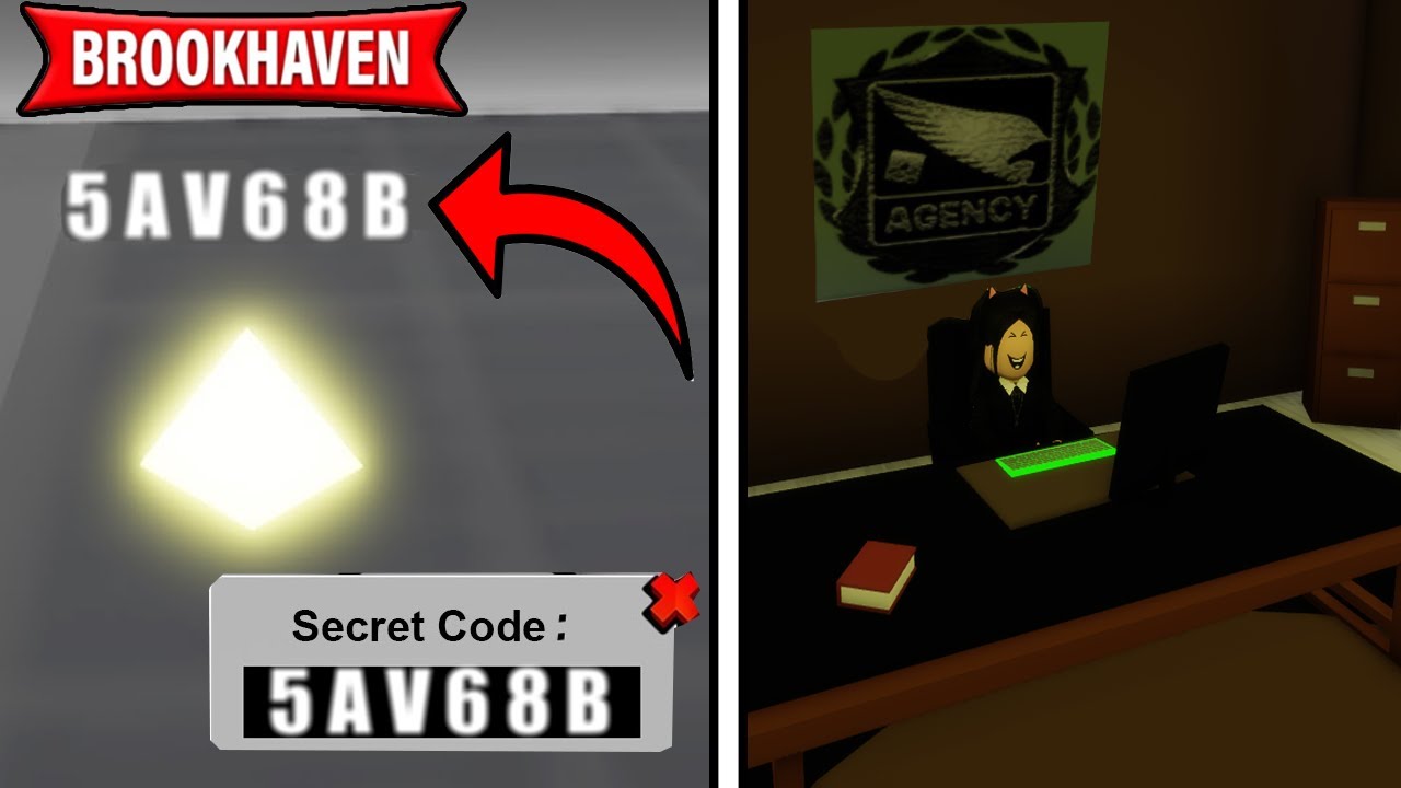 COMO COLOCAR O CÓDIGO SECRETO NO NOVO LOCAL DA AGENCY DO BROOKHAVEN (ROBLOX)  