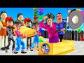 Scary Teacher 3D vs Squid Game Trying Circle Wheel Challenge vs Nick and Tani Troll Miss T Dancing