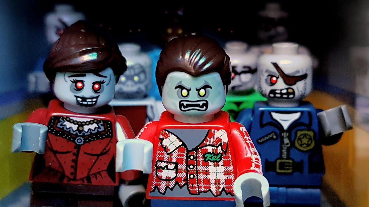LEGO Zombie Apocalypse Stop Motion Zombie Hunter Part18 Catacomb 레고 좀비 ...