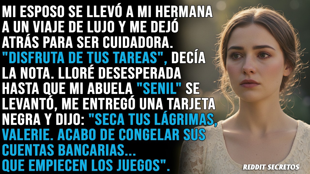 Llegué a casa temprano, a una casa vacía y con una nota: 