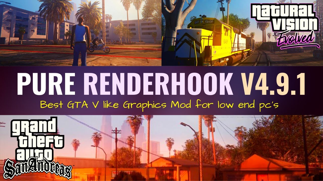 Gta sa graphics mod for low end pc gta sa shader mod gta sa