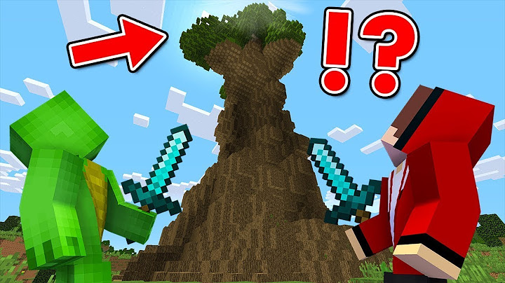 Memanjat Pohon Tertinggi di Minecraft