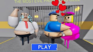 LOVE STORY | BARRY FALL IN LOVE WITH POLICE GIRL? OBBY Full Gameplay #roblox #obby