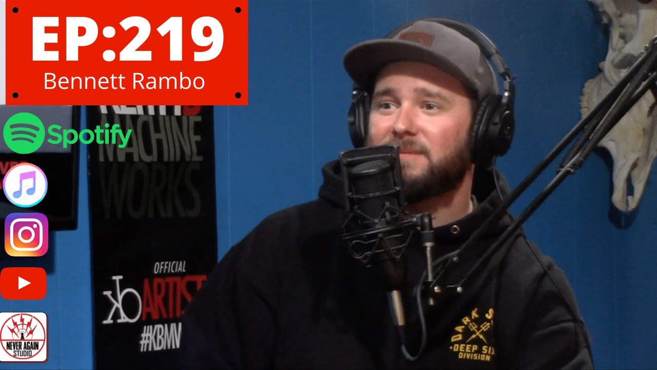 Never Again Studio Ep:219 Bennet Rambo Art - YouTube